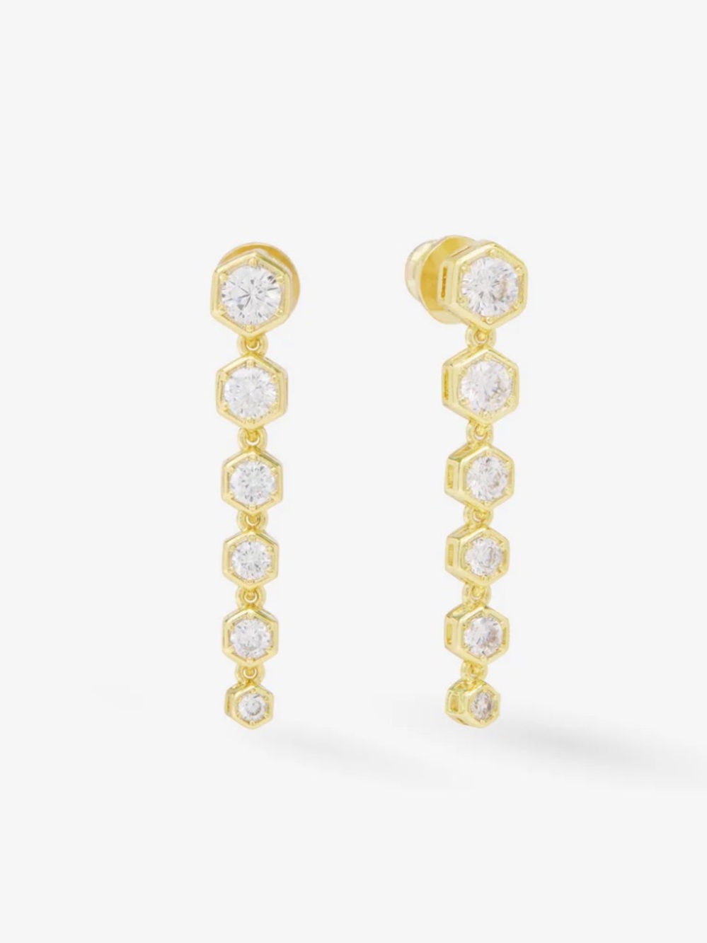 NWT Melinda Maria Gold “Queen Bee Drop Earrings”
